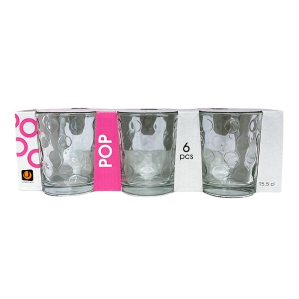 Чаша за водка 155 ml Ф65/Н79 mm Uniglass Pop 6 броя в опаковка №54056 /6 комплекта в кашон/