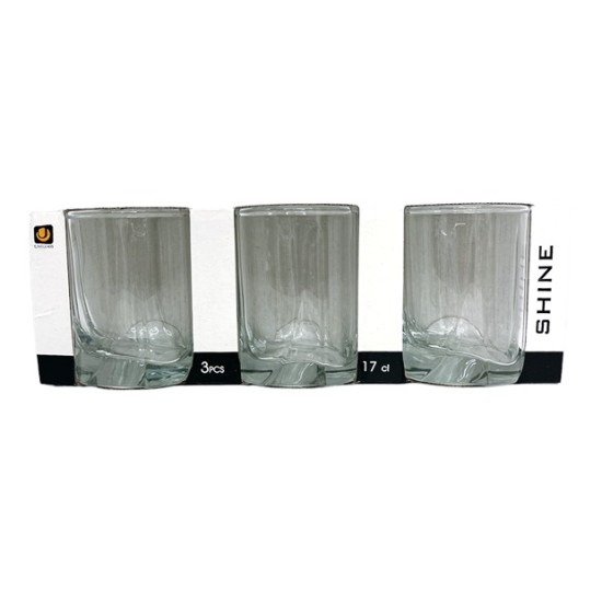 Чаша за водка 170 ml Ф64/Н82 mm Uniglass Shine 3 броя в опаковка №94706 /10 комплекта в кашон/