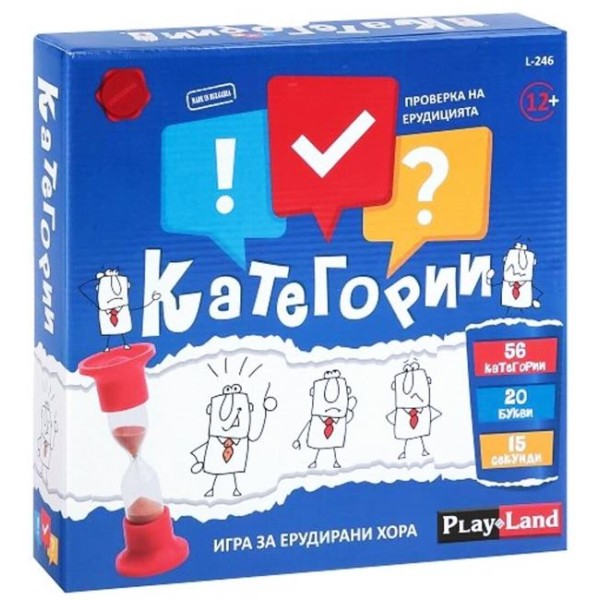 Занимателна игра PLM "Категории"  №L-246