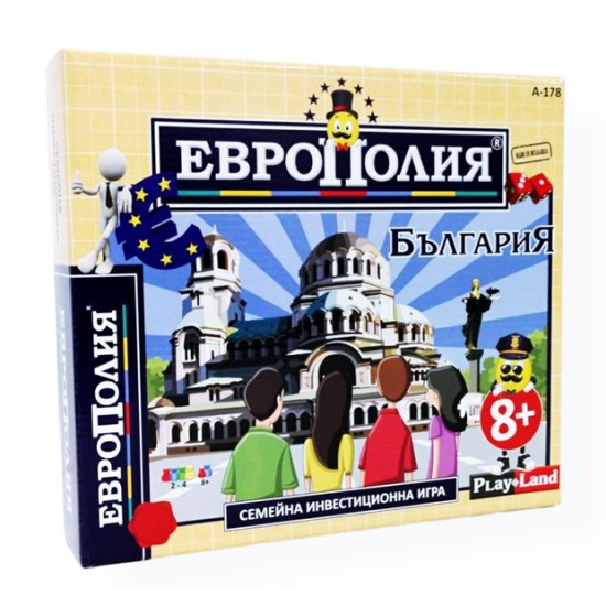 Занимателна игра PLM "Европолия България" малка №A-178