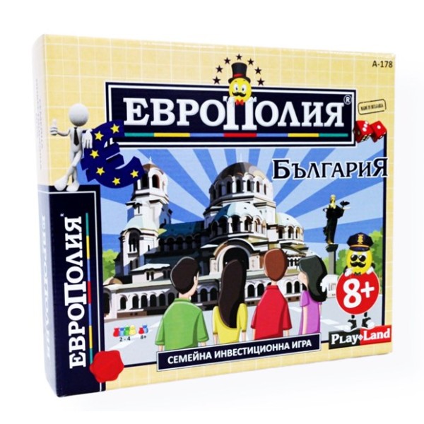 Занимателна игра PLM "Европолия България" малка №A-178