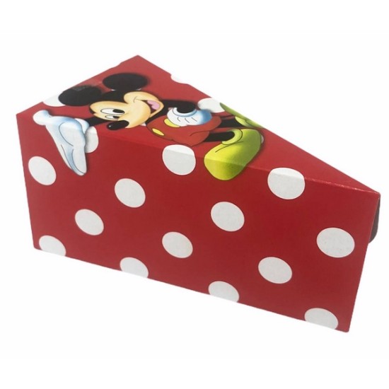 Кутийка за парче торта Mickey Mouse 12,5см х 6см х 6,5см