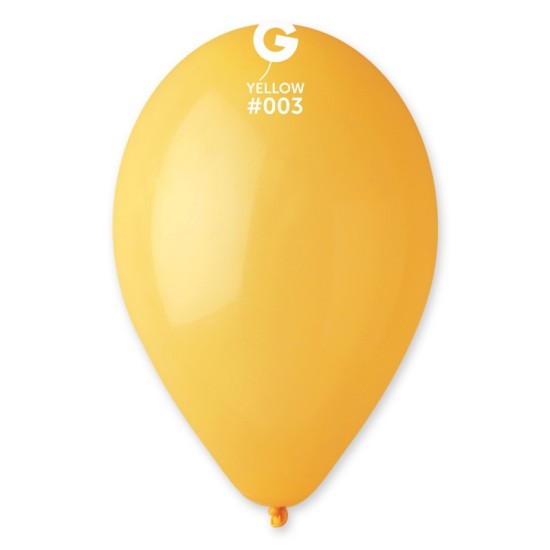 Балони GEMAR 100 броя в плик Ф26см №003 ТЪМНОЖЪЛТ