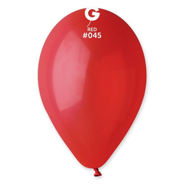 Балони GEMAR 100 броя в плик Ф26см №045 ЧЕРВЕНO