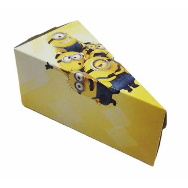 Кутийка за парче торта Minions 12,5см х 6см х 6,5см