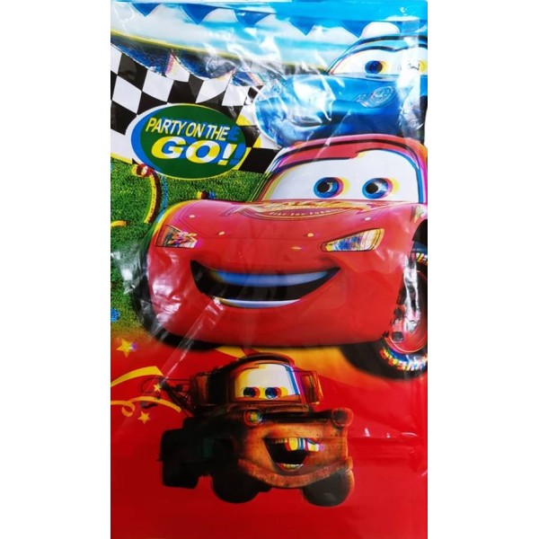 Парти покривка еднократна 108см/180см Cars