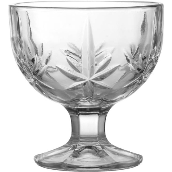 Чаша за мелба на столче 290 ml Ф99/Н103 mm Uniglass Sonia 6 броя в цветна кутия №44851 /6 комплекта в кашон/