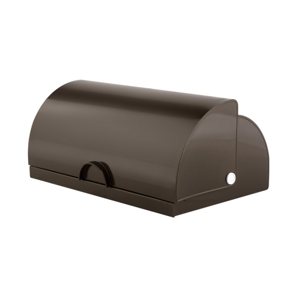 Кутия за хляб пвц 40x24xH17,5см КАФЯВ МЕТАЛИК DRN