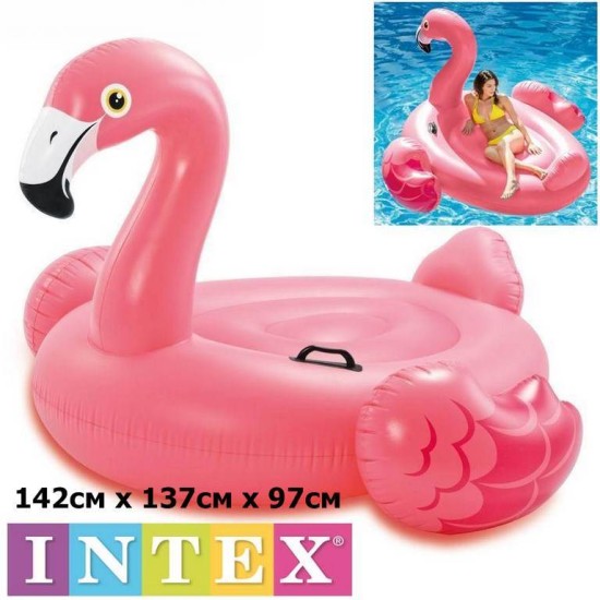 Надуваема фигура ФЛАМИНГО INTEX 142х137х97см №57558