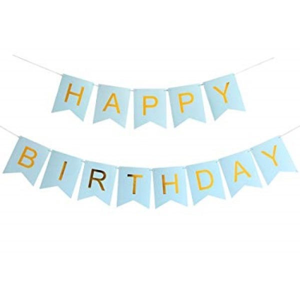 Надпис HAPPY BIRTHDAY 5m СИН