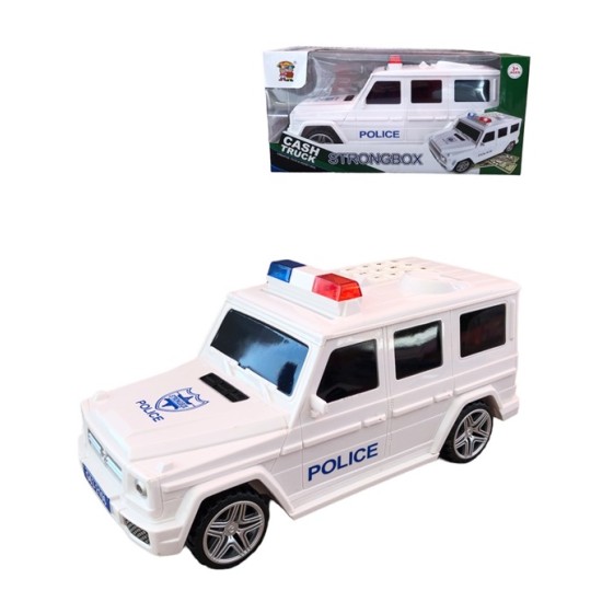 Касичка Police музикална на батерии Н13см x 29см №2106В