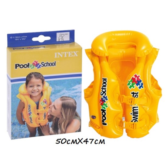 Жилетка за плуване INTEX 50х47см №58660NP в кутия