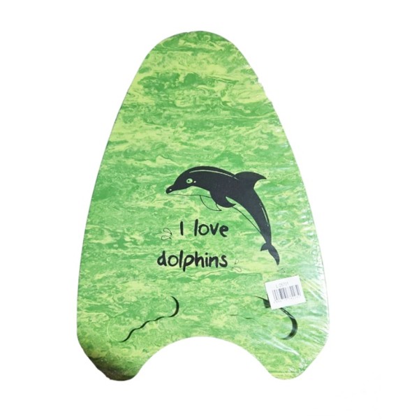 Дъска за плуване I love dolphins EVA 40х31х3,5см