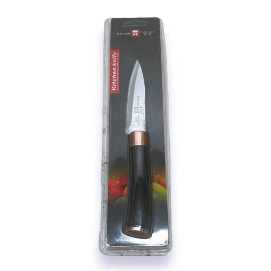 Нож Gentleman Knife черна дръжка с розово злато 9.5см
