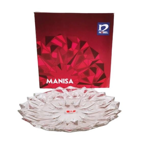 Плато релефно стъкло Manisa Ф318мм №ISF-506