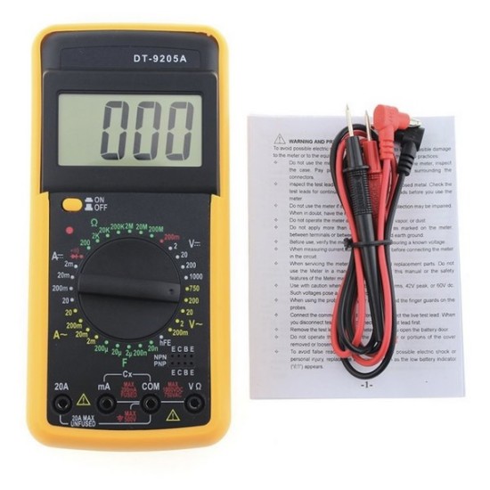 Мултицет дигитален DM-9205A