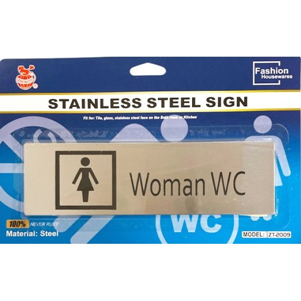 Табела метал Woman WC