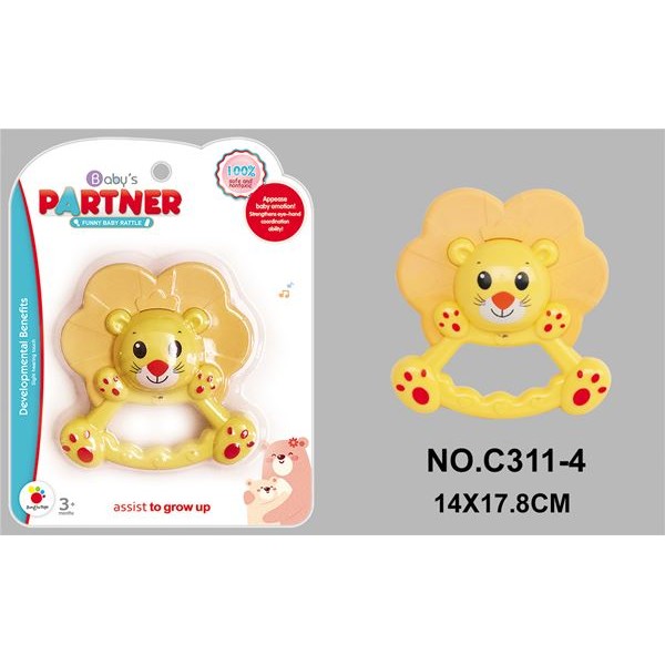 Дрънкалка Babys PARTNER МЕЧЕ №C311-4