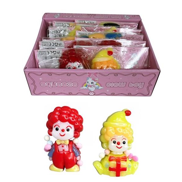 Играчка за стискане КЛОУН 12см /12 броя в кутия/