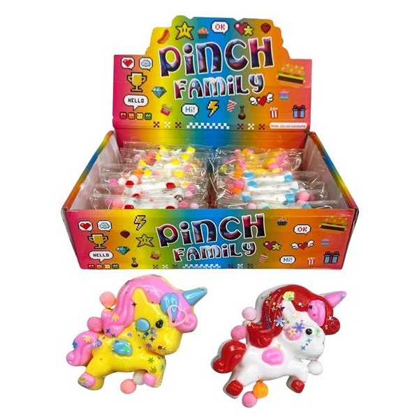 Играчка за стискане UNICORN 8см /16 броя в кутия/