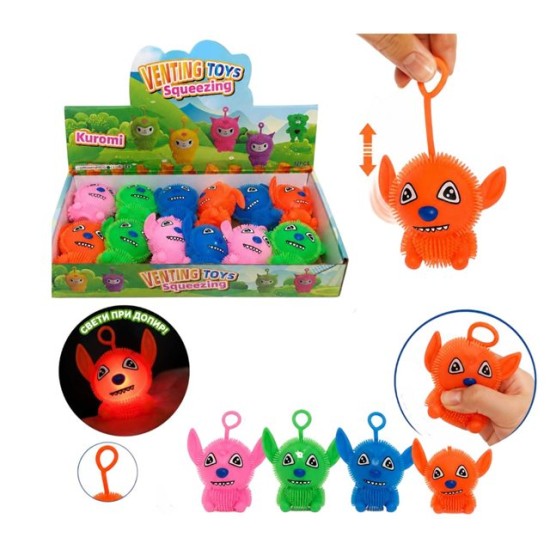 Силиконов светещ STITCH Н9см /12 броя в кутия/