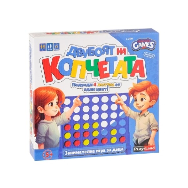 Занимателна игра PLM "Двубоят на копчетата" за деца 5+ №L-269