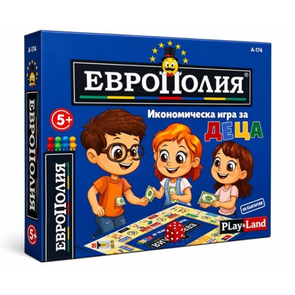 Занимателна игра PLM "Европолия за деца" №A-174