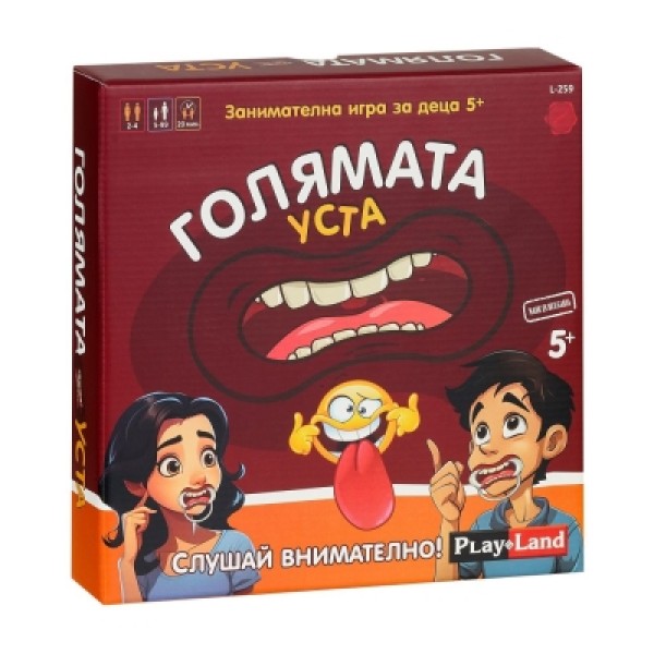 Занимателна игра PLM "Голямата уста" за деца 5+  №L-259