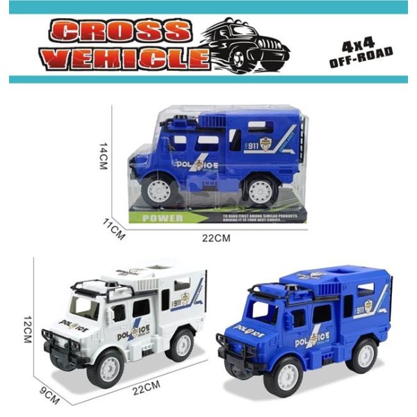 Камион POLICE на блистер 22 см №018G-33
