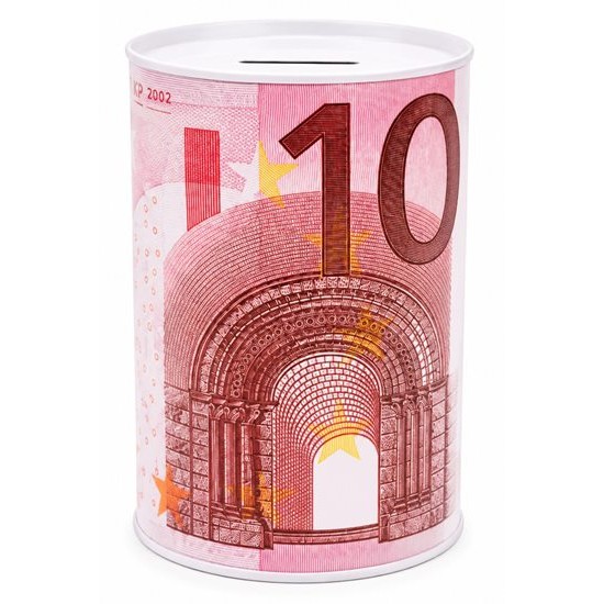 Касичка EURO Ф8.5см х Н12.5см №CK-032