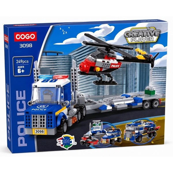 Конструктор COGO POLICE 249 части №3098