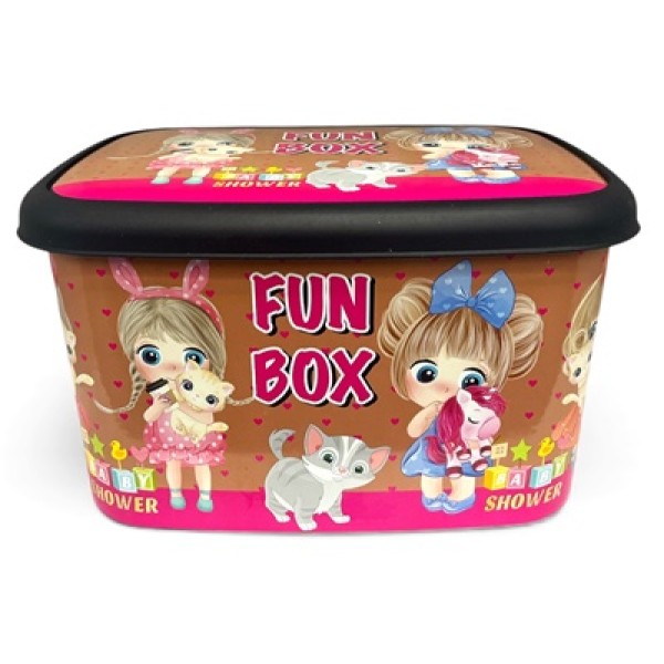 Кутия за съхранение на играчки 12л №М-11493 GIRLS