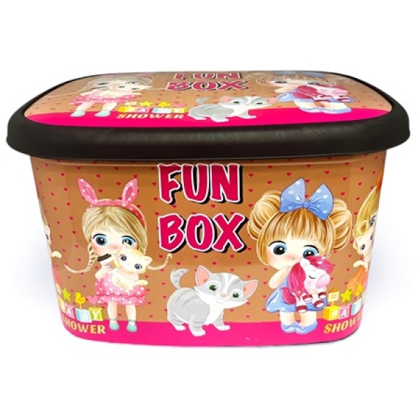 Кутия за съхранение на играчки 25л №М-11295 GIRLS