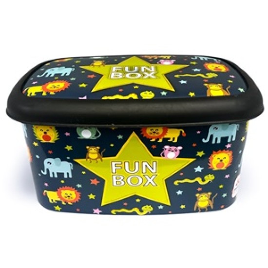 Кутия за съхранение на играчки 5л №М-11509 ДЖУНГЛА