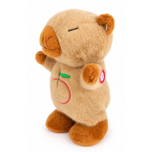 Плюшена играчка CAPYBARA на батерии с движение, звук и светлина H25см