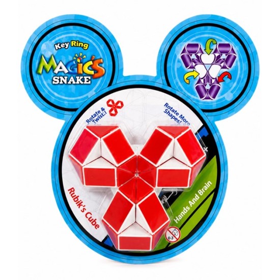 Змия Рубик Mickey на картон малка №668-24