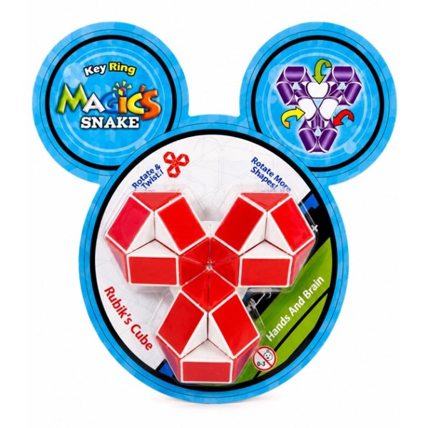 Змия Рубик Mickey на картон малка №668-24