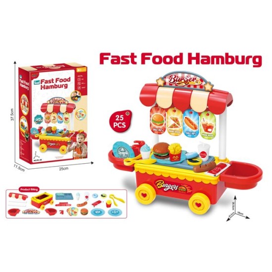 Fast food Hamburger в кутия №PH-30