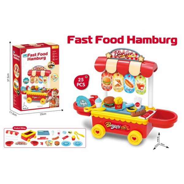 Fast food Hamburger в кутия №PH-30