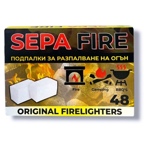 Сух спирт SEPA FIRE / 24 броя в кашон/