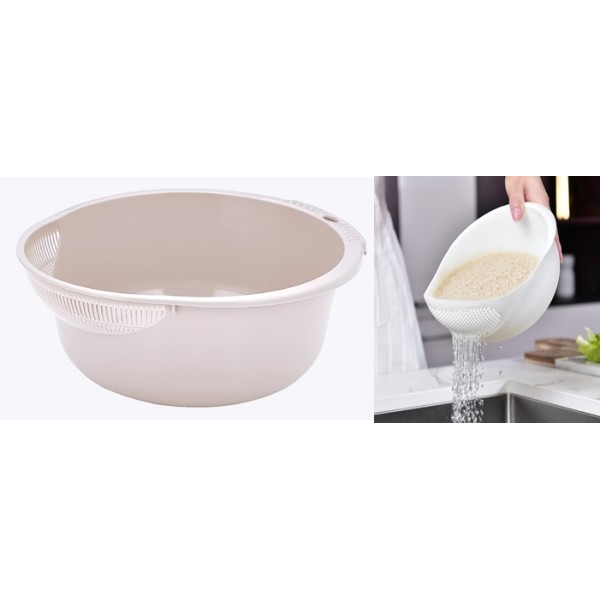 Гевгир за ориз FOLLOW ME пвц с дръжки 2,1л №1135 06