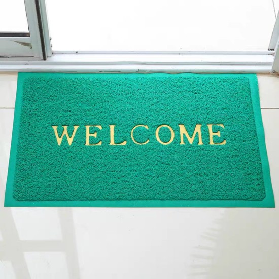 Изтривалка за входна врата гума едноцветна WELCOME 38см х 58см