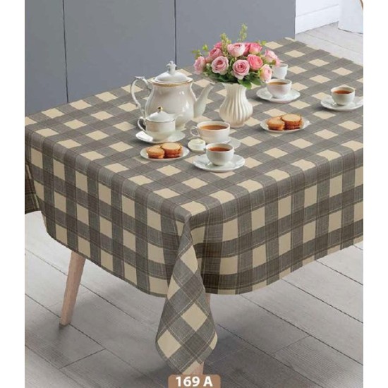 Мушама Mirella 140см/20м №169-A сивобежова каре