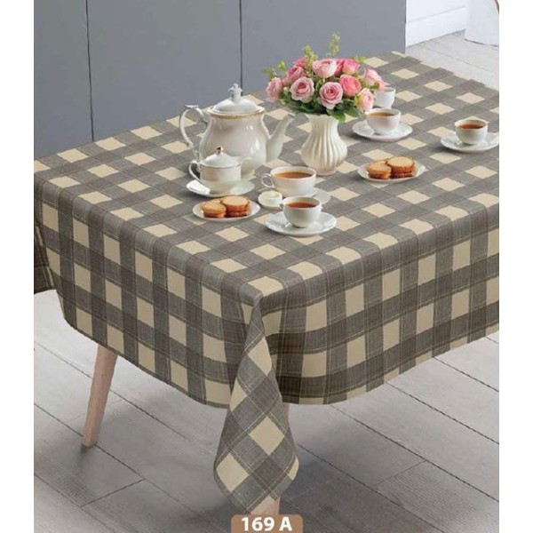 Мушама Mirella 140см/20м №169-A сивобежова каре