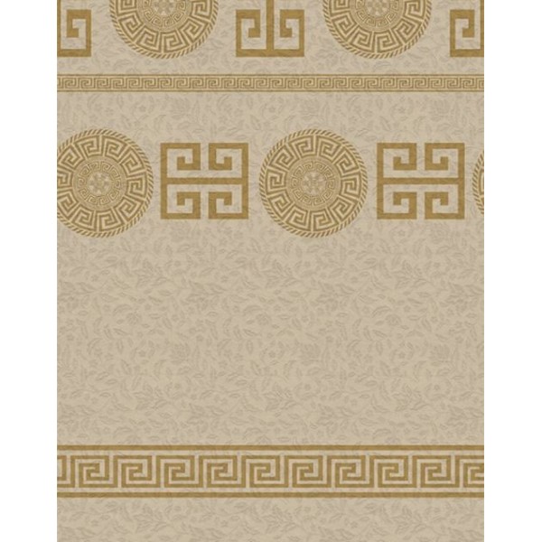 Мушама Mirella 140см/20м №1006-B златна със златни фигури VERSACE