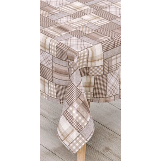 Мушама Mirella 140см/20м №119-A бежова с фигури