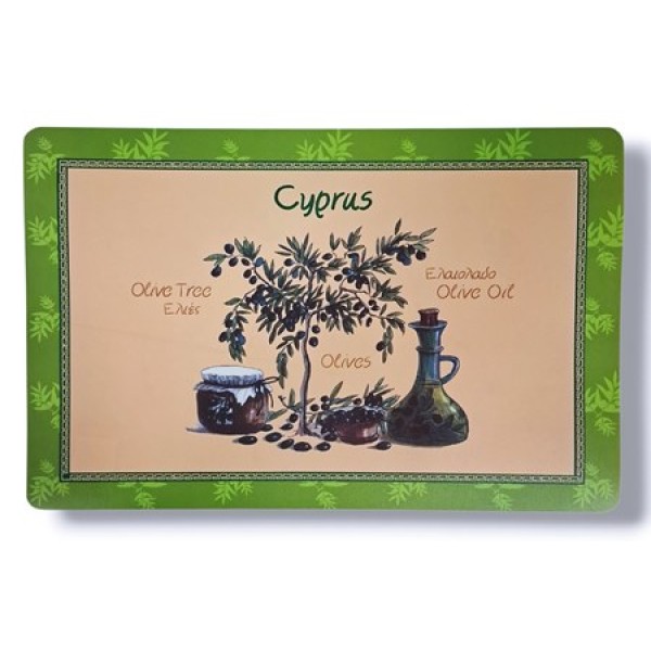 Подложка за хранене 43см х28см CYPRUS OLIVE /12 броя в стек/