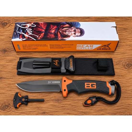 Нож за оцеляване GERBER Bear Grylls 25см/острие 12см