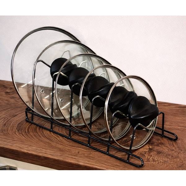 Поставка за капаци метална черна 165x145x335mm PRM №7831 Ч