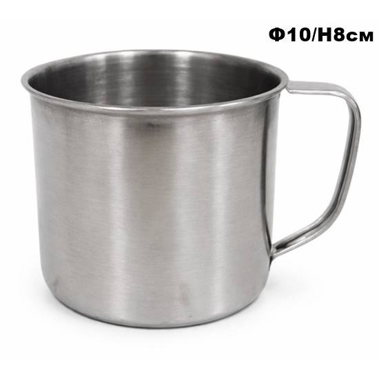 Канче с дръжка алпака Ф10/H8см